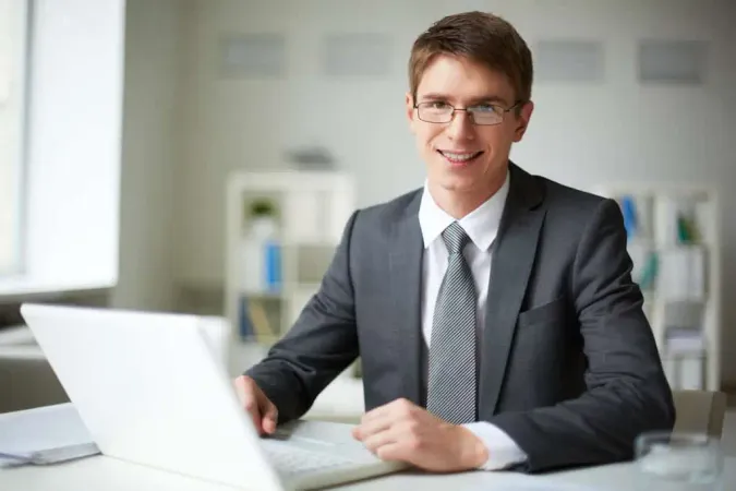 Male Executive With Glasses Typi - Blog study guide