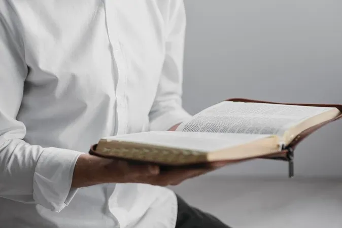 Man Reading Holy Book 1 - Blog study guide