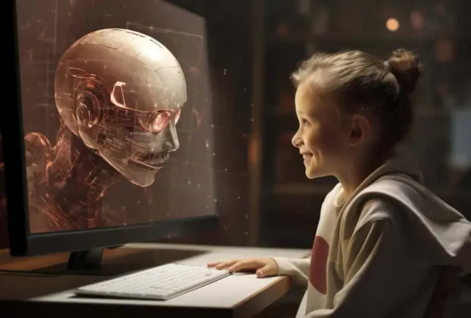 Medium Shot Futuristic Kid Robot 1 - Blog study guide