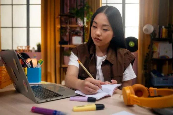 Medium Shot Girl Writing Noteboo - Blog study guide
