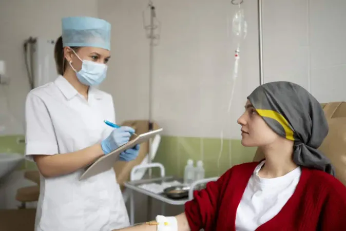 Patient Getting Chemotherapy Tre 1 - Blog study guide
