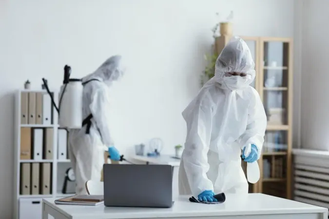 People Disinfecting Biohazard Ar - Blog study guide