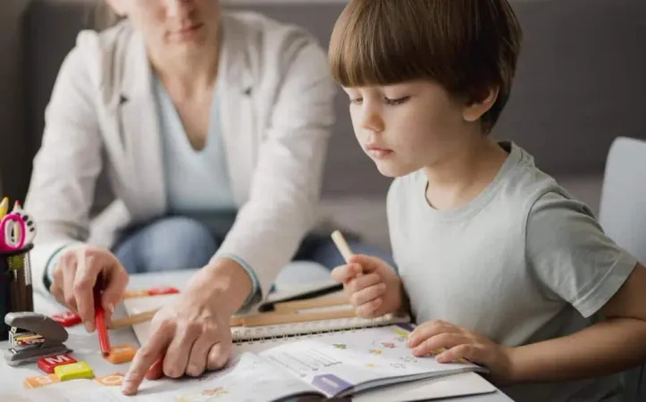 Side View Child Learning From Tu - Blog study guide