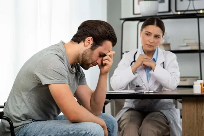 Side View Sad Man Doctor S Appoi - Blog study guide