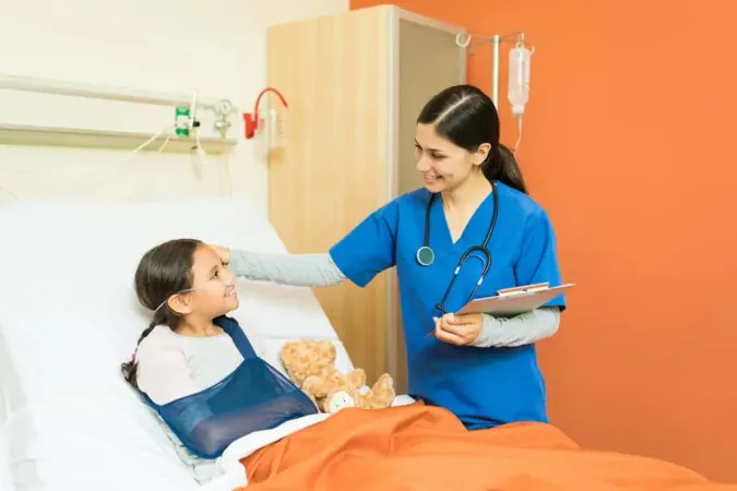 Smiling Healthcare Worker Holdin - Blog study guide