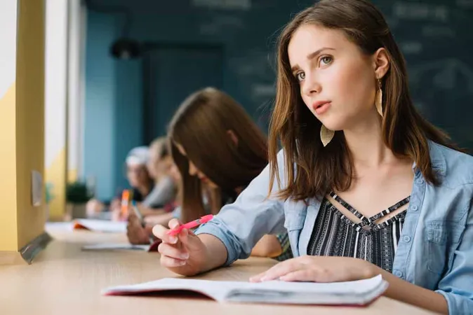 Thinking Schoolgirl Looking Came - Blog study guide