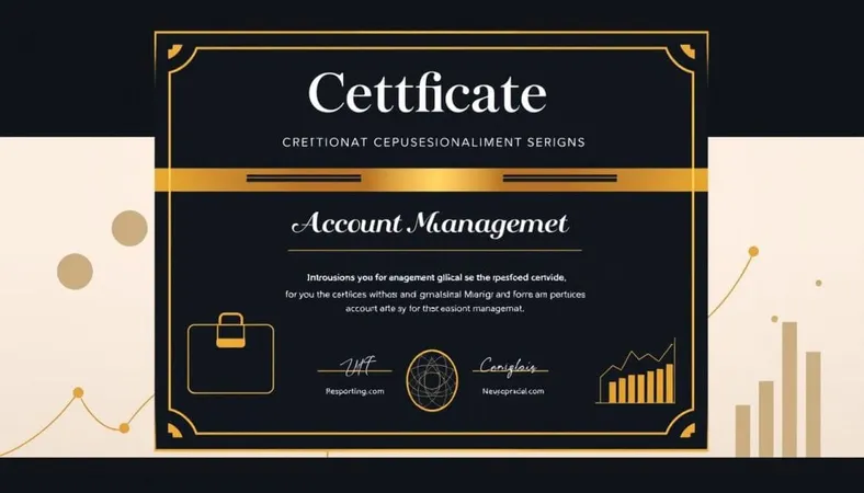 Account Management Credentials X 1 - Certified Account Manager study guide