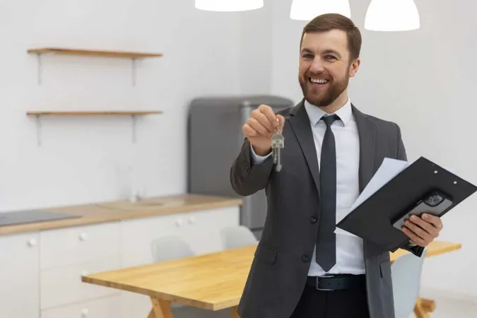 Portrait Male Real Estate Agent X - Certified Apartment Manager study guide