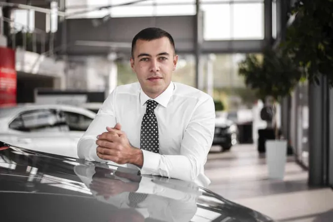 Front View Male Standing New Car X - Certified Asset Recovery Specialist study guide