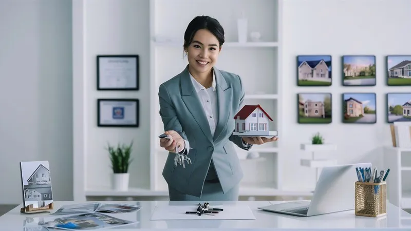 Real Estate Agent With House Model Keys X - Certified Apartment Supplier Specialist study guide