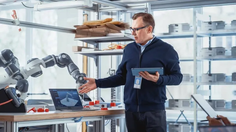 Robotics Development Laboratory Future Engineers Scientists Work Automated Robotic Arm Prototype Professional Entrepreneur Inspires People New Technological Achievements X - Certified Automation Specialist study guide