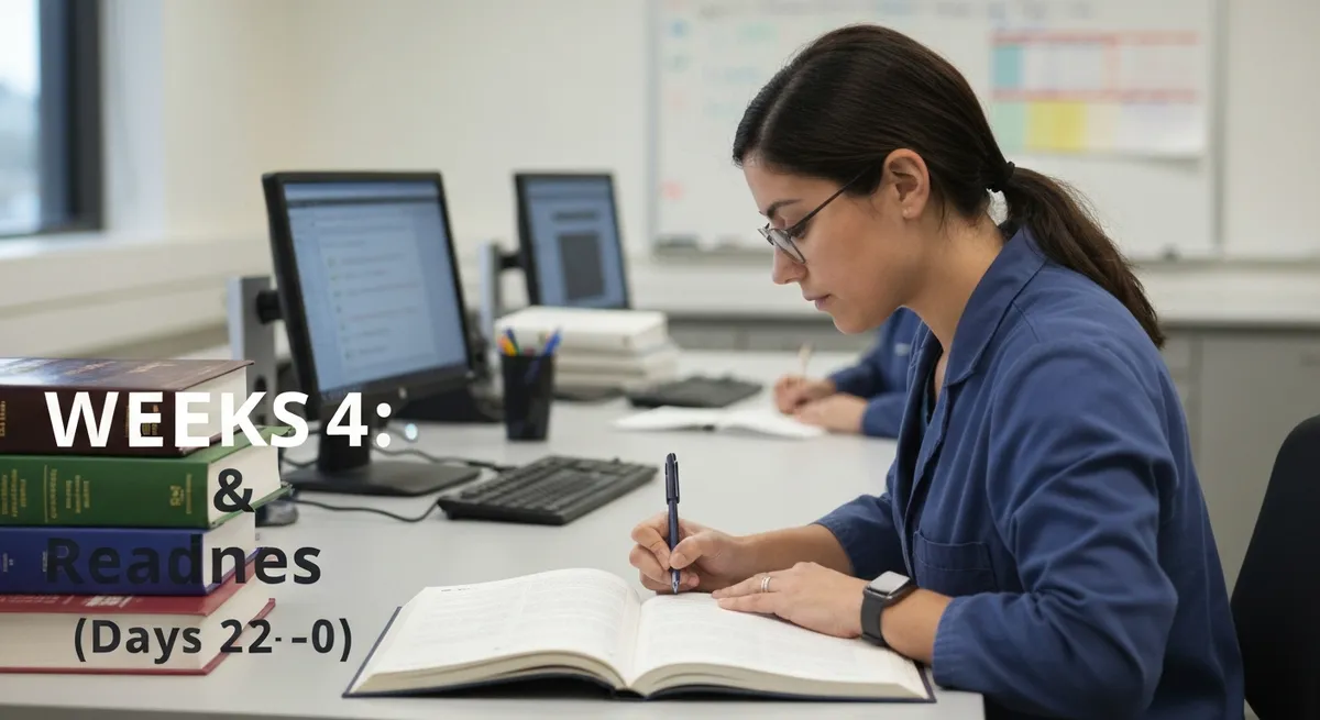 CASAS - Comprehensive Adult Student Assessment Systems Week 4: Review & Exam Readiness (Days 22-30) study guide illustration