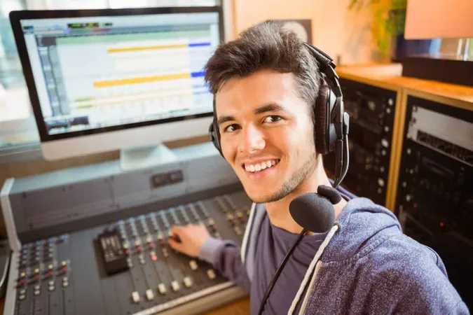 Portrait University Student Mixing Audio X - Certified Broadcast Captioner study guide