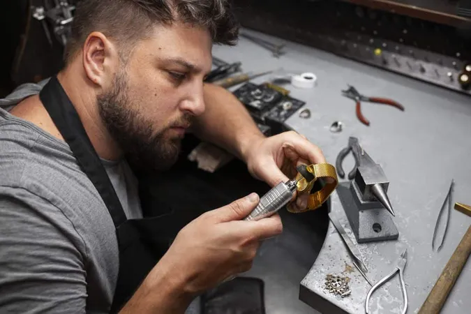 Medium Shot Jeweler Making Jewellery X - Certified Bench Jeweler study guide