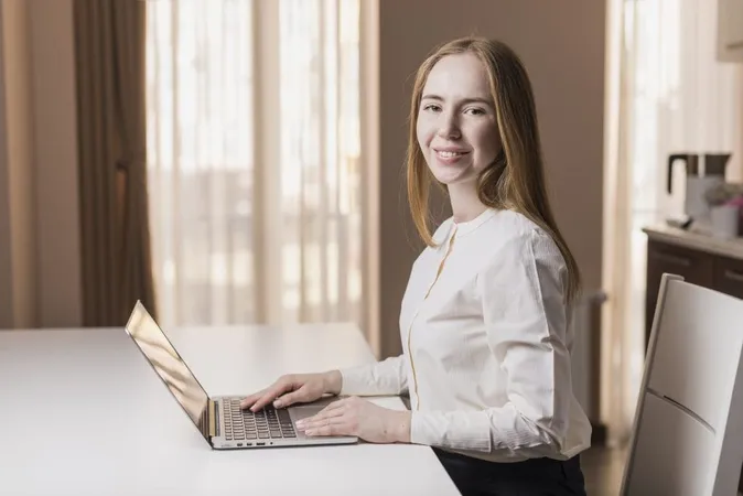 Stylish Happy Girl With Laptop X - Certified Bitcoin Professional study guide