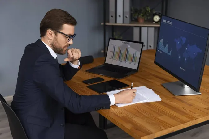 Person Looking Finance Graphs X - Certified Credit Professional study guide