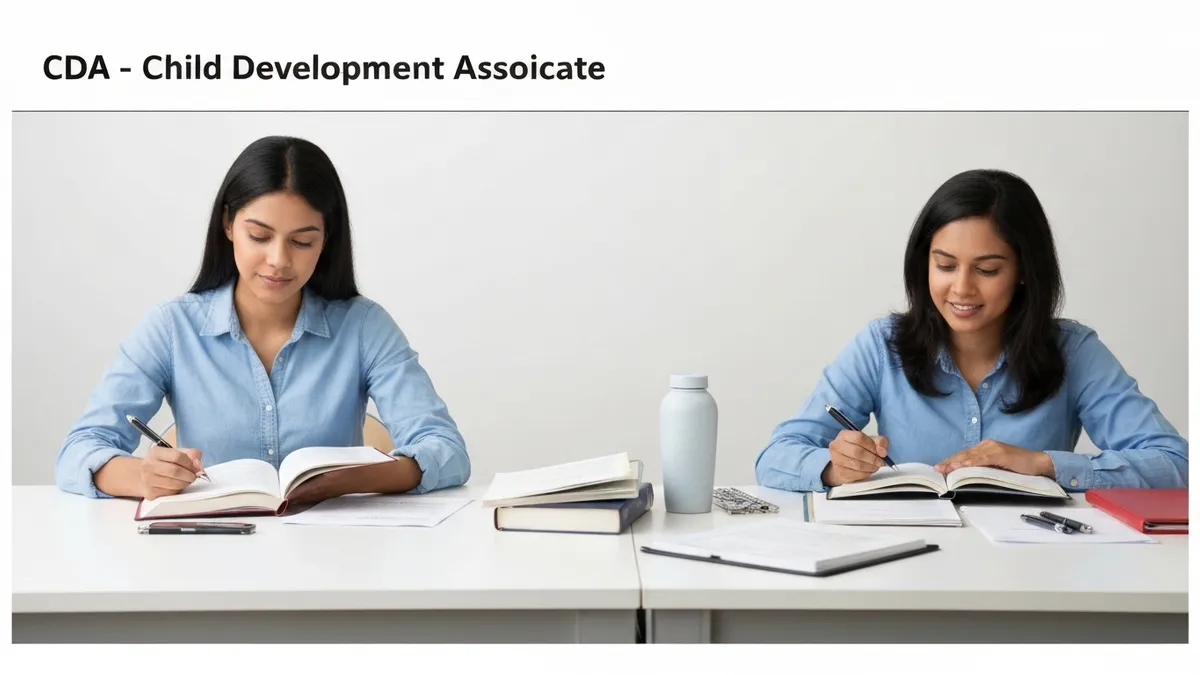 8-week Study Schedule - CDA - Child Development Associate certification study resource