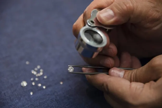 Worker Analyzing Diamonds X - Certified Diamond Grader study guide