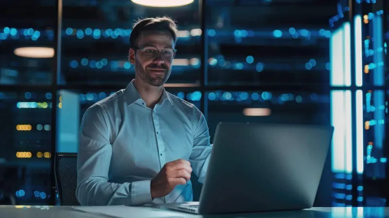 Business Man Using Laptop While Looking Data Analysis Data Center Aig49 X - Chief Data Officer Certification study guide
