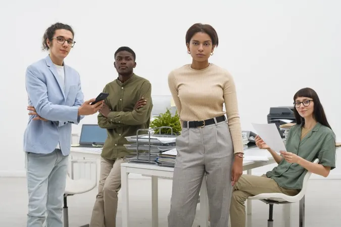 Front View People Posing Work X - Certified Diversity Professional study guide