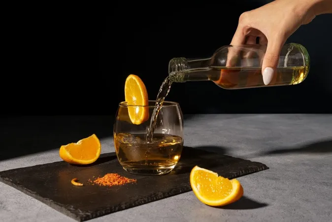 Still Life Mezcal Drink With Maguey Worm X - Certified Bourbon Professional study guide