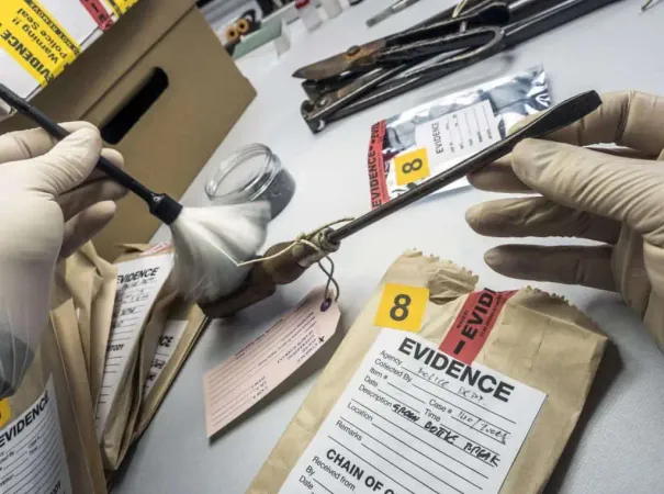 High Angle View Man Reading Book Table X - Certified Forensic Consultant study guide