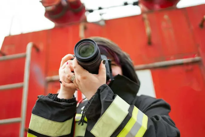 Portrait Man Photographing X - Certified Fire Investigator study guide