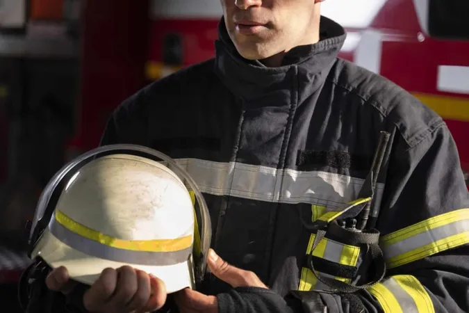 Male Firefighter Station With Suit Safety Helmet 1 X - Certified Fire Marshal study guide