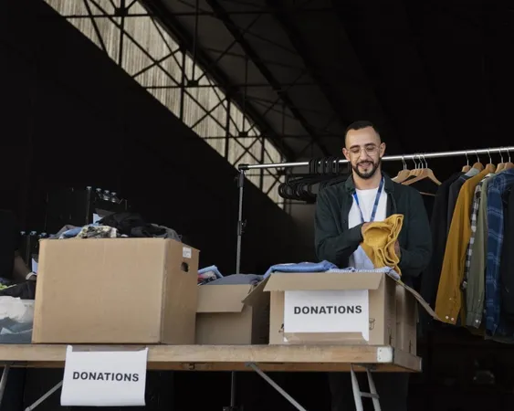 Close Up Volunteer Oganizing Stuff Donation X - Certified Fundraising Professional study guide