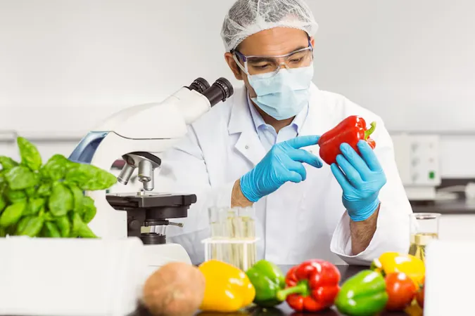 Food Scientist Examining Pepper - Certified Food Protection Manager study guide