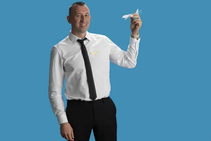 Medium Shot Flight Attendant Holding Plane X - Certified Ground Instructor study guide