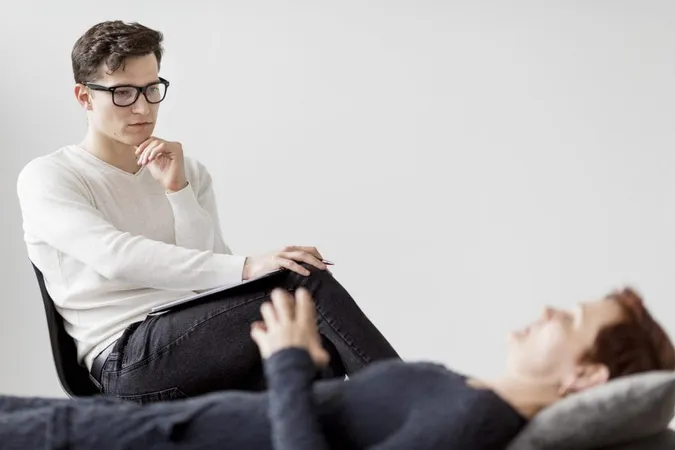 Front View Psychologist Patient With Copy Space X - Certified Leap Therapist study guide