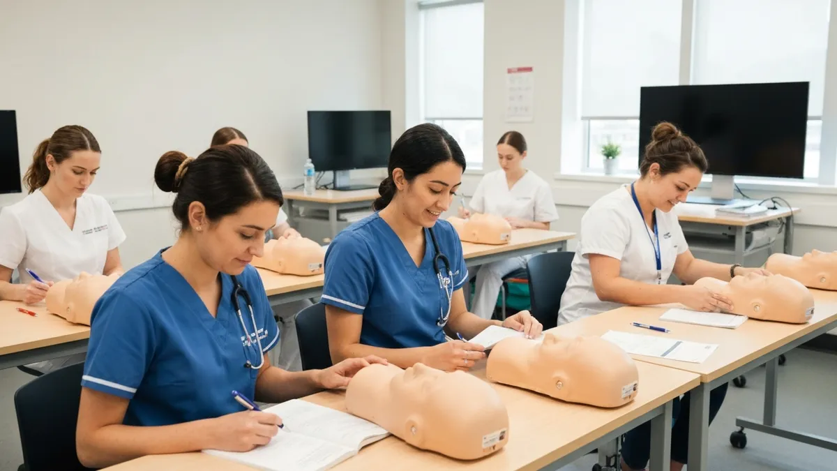 Map showing cities with the highest demand for certified nursing assistants across the United States