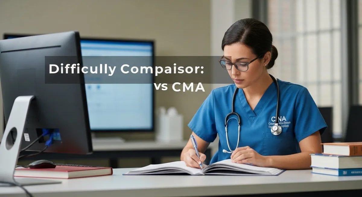 Difficulty Comparison: CNA vs Cma guide - CNA - Certified Nursing Assistant certification study resource