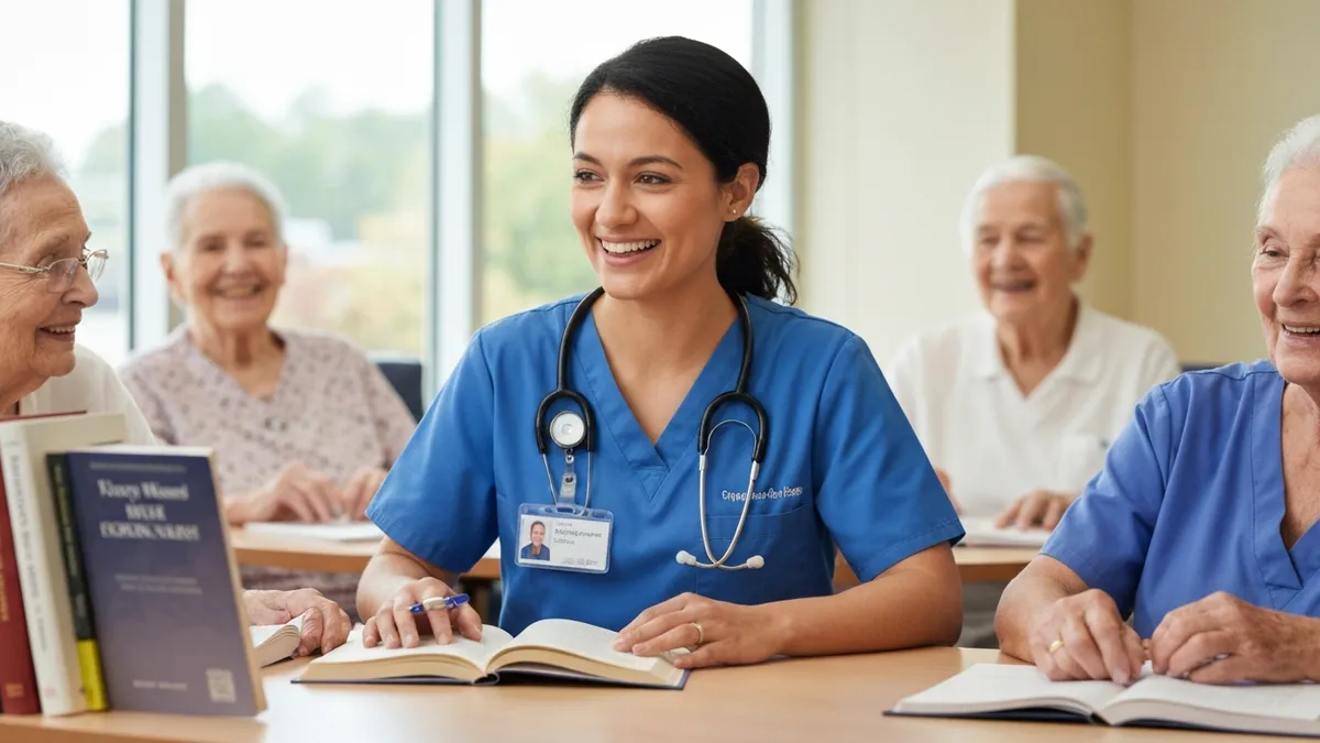 CNA professional comparing liability insurance policy documents from multiple healthcare providers