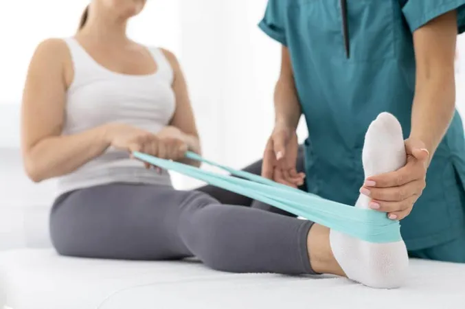 Woman Having Physiotherapy Session 1 X - Certified Orthotics Specialist study guide