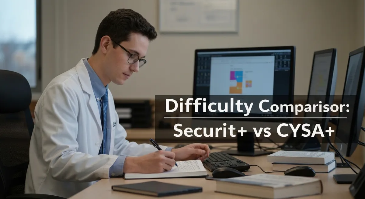Difficulty Comparison: Security+ vs Cysa+ guide - CompTIA - CompTIA Computing Technology Industry Association certificatio...