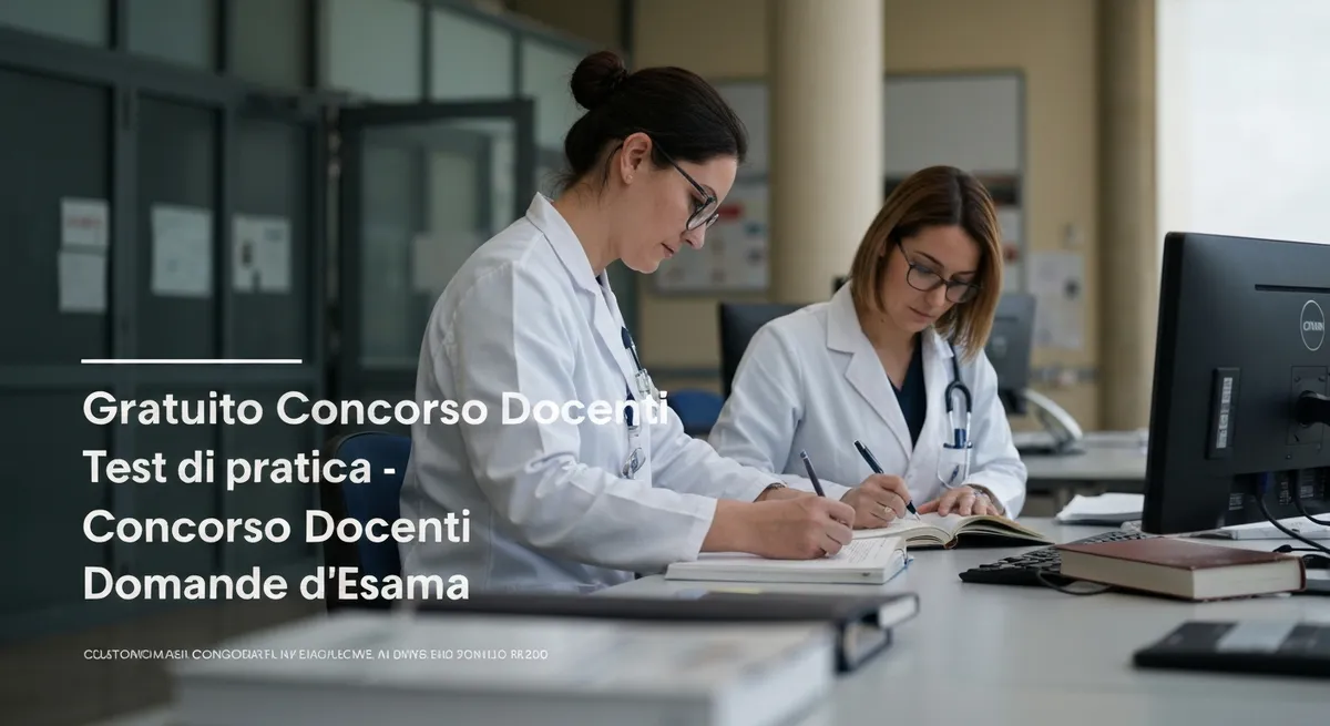 Gratuito Concorso Docenti Test di Pratica 2026 - Concorso Docenti Domande d'Esame
