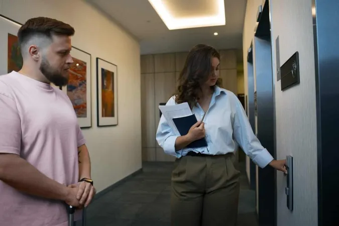 Front View Plus Size Woman Working Hotel X - Certified Occupancy Specialist study guide