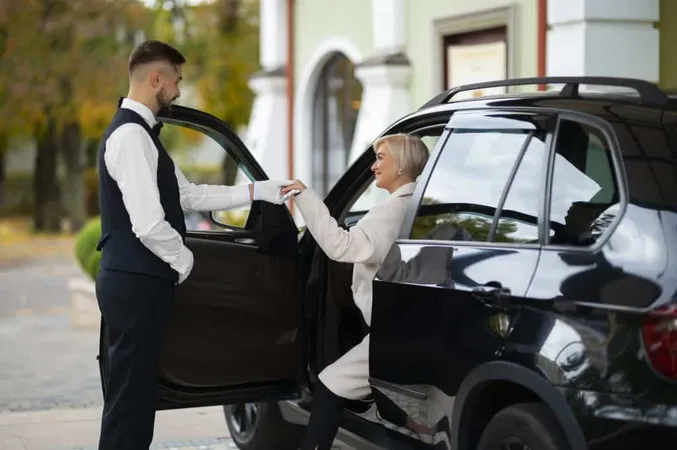 Parking Valet Helping Woman Park Her Car X - Certified Parking Attendants study guide