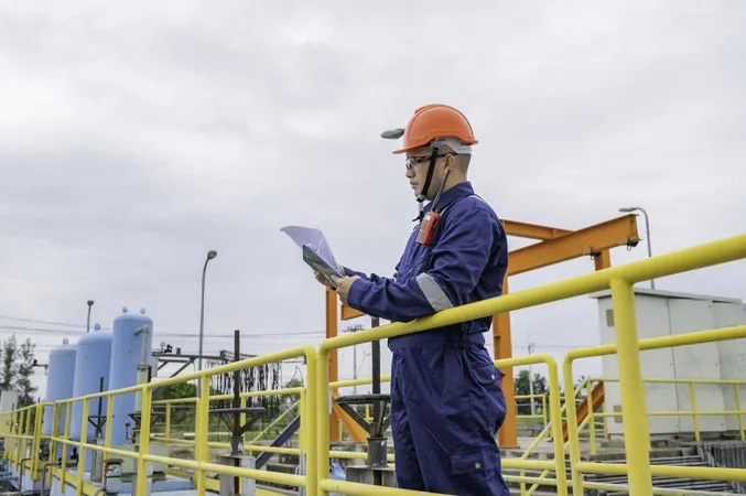 Water Plant Maintenance Technicians Mechanical Engineers Check Control System Water Treatment Plant X - Certified Petroleum Apprentice study guide