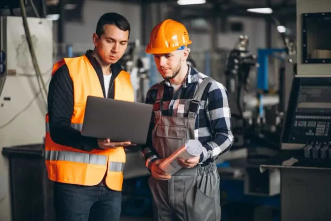 Two Colleagues Factory 1 X - Certified Plant Engineer study guide