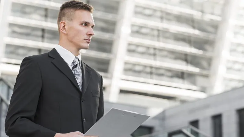 Modern Businessman Looking X - Certified Public Manager study guide