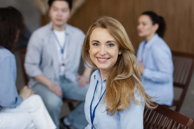 Close Up Happy Woman Therapy X - Certified Relationship Coach study guide