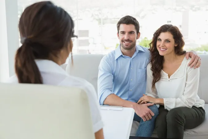 Psychiatrist Listening Her Smiling Patients X - Certified Relationship Coach study guide