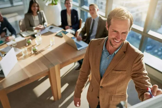 Businessman Seminar Whiteboard Presentation Training Mentor Planning Discussion Workshop Meeting Collaboration Growth Future Project Review Company Goals - Certified Sales Executive study guide