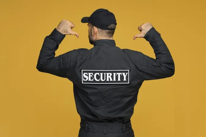 Medium Shot Security Officer Posing Studio 1 X - Certified Security Manager study guide