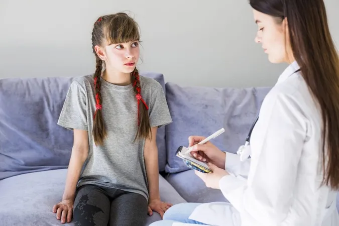 Ill Girl Being Examined By Doctor X - Childhood Trauma Consultant Certified study guide