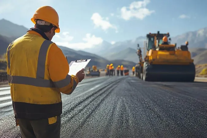 Quotroad Worker Reflective Vest Hard Hat Standing Sitequot X - Certified Transportation Engineer study guide