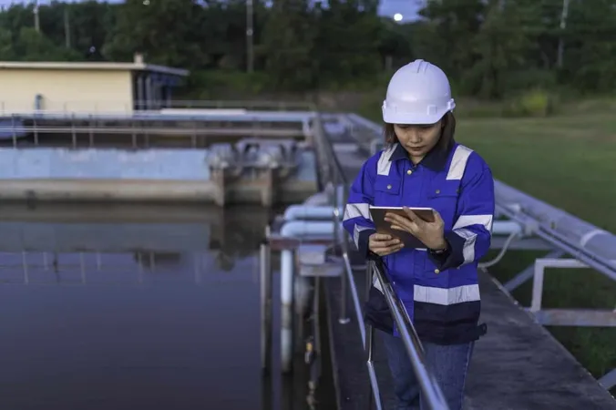 Environmental Engineers Work Wastewater Treatment Plantswater Supply Engineering Working Water Recycling Plant Reusecheck Amount Chlorine Water Be Within Criteria X - Certified Water Specialist study guide